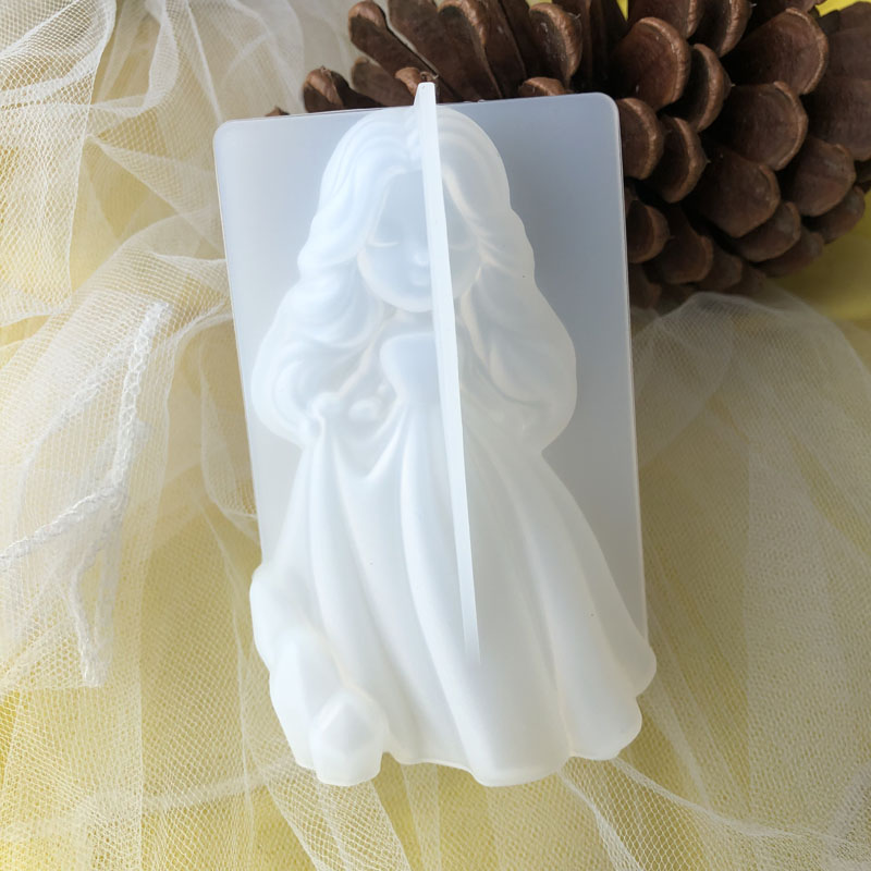 Resin Art Tool Kit - Moule à bougie princesse 3D en