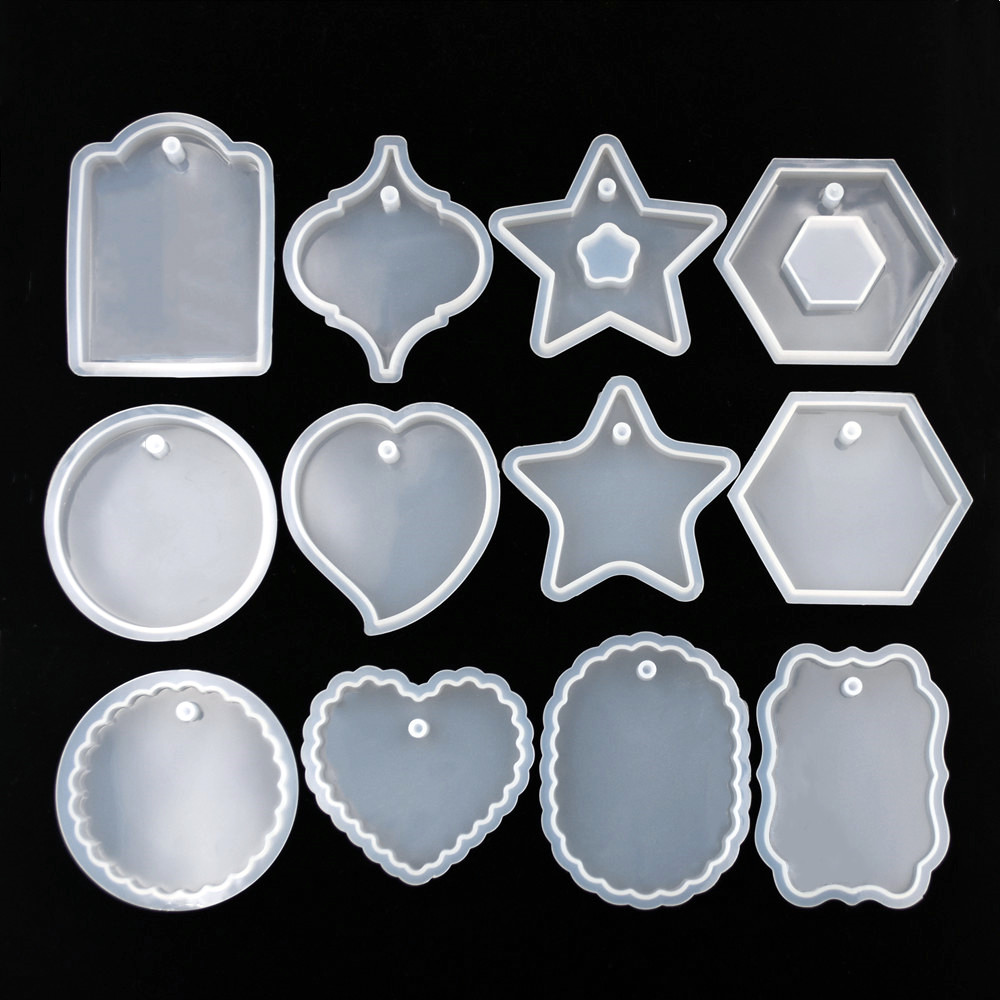 Resin Art Tool Kit - Moule en silicone pour étiquettes, 1