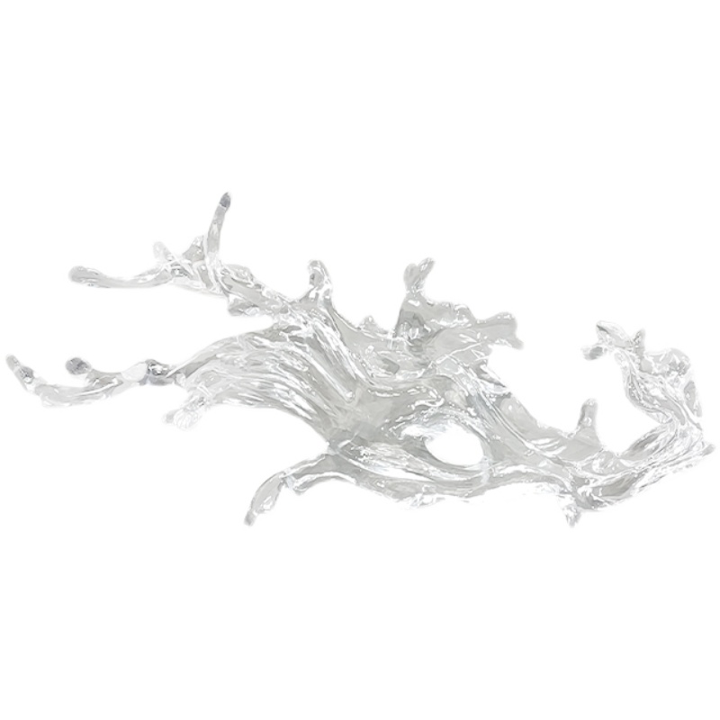 Resin Art Design For Wedding - Sculpture en résine transparente LED de