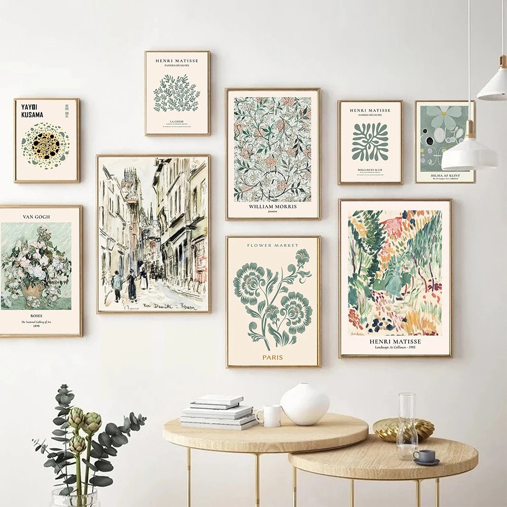 Resin Art Gallery - Affiche et impression abstraite Matisse Fleur