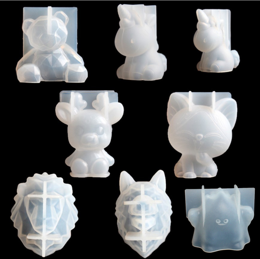 Resin Art Tool Kit - Moules transparents en résine époxy et