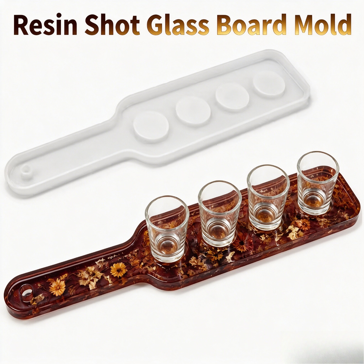 Resin Art Epoxy - Moule en silicone pour résine, moule