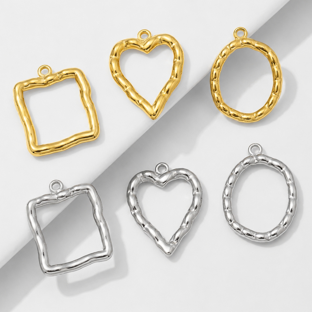 Bezels Pendant Resin - 5 pièces de pendentifs de bijoux