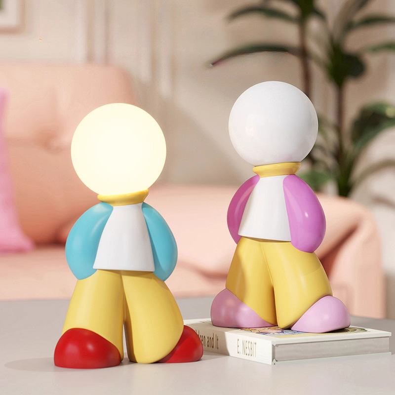 Resin Art Gift For Anniversary - Statue de personnage créatif Dopamine, ornement