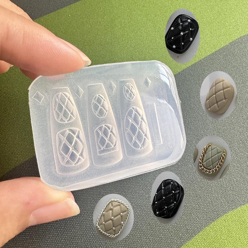 Resin Art Use - Moule à ongles en silicone adapté