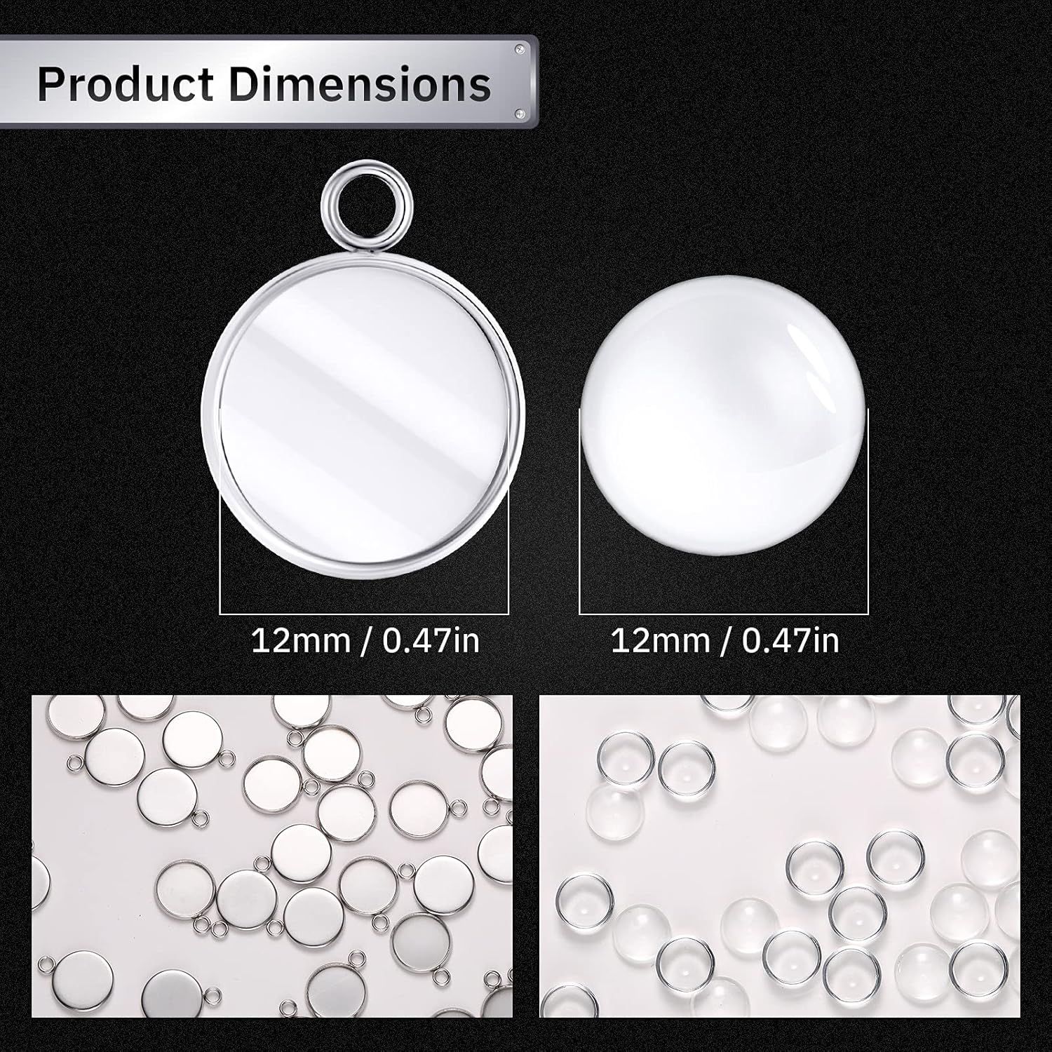 20 pièces en acier inoxydable  - Resin Art Handmade avis et prix