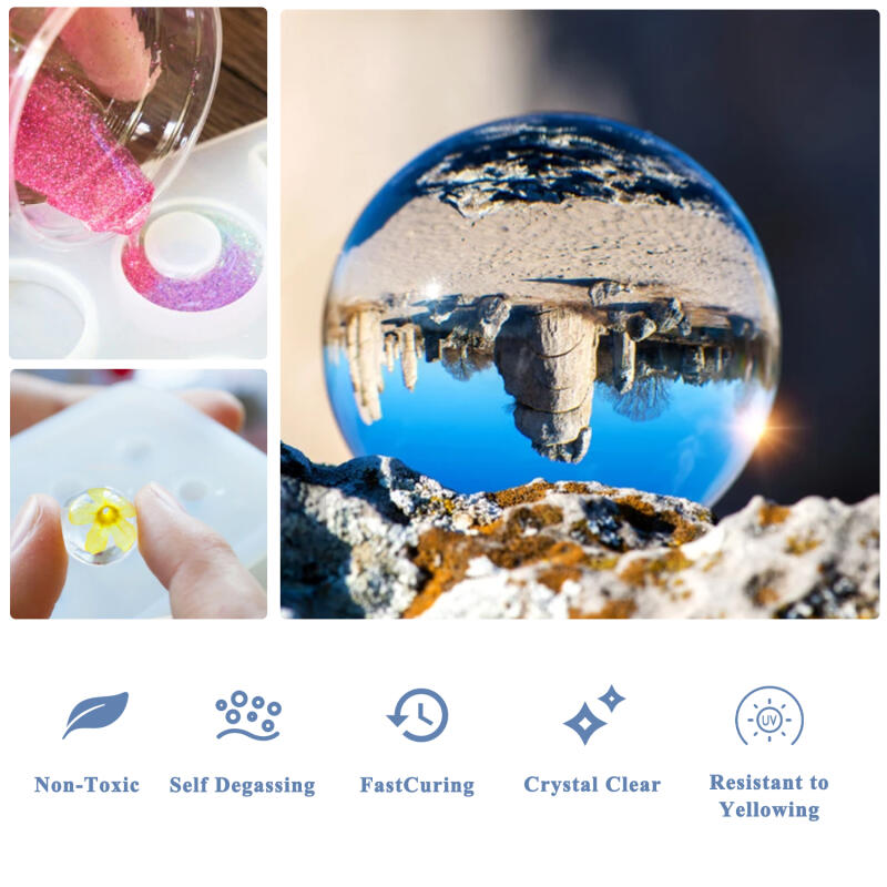 Colle dure en résine UV 200g/2 - Resin Art Epoxy avis et prix