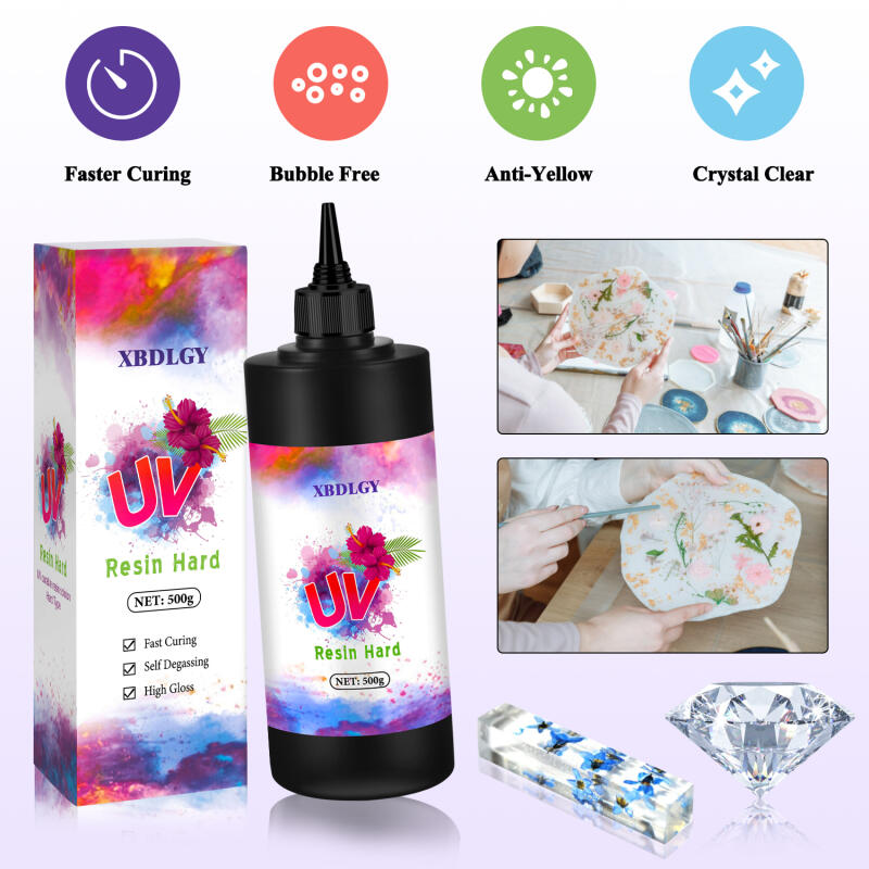 Colle dure en résine UV 200g/2 - Resin Art Epoxy avis et prix