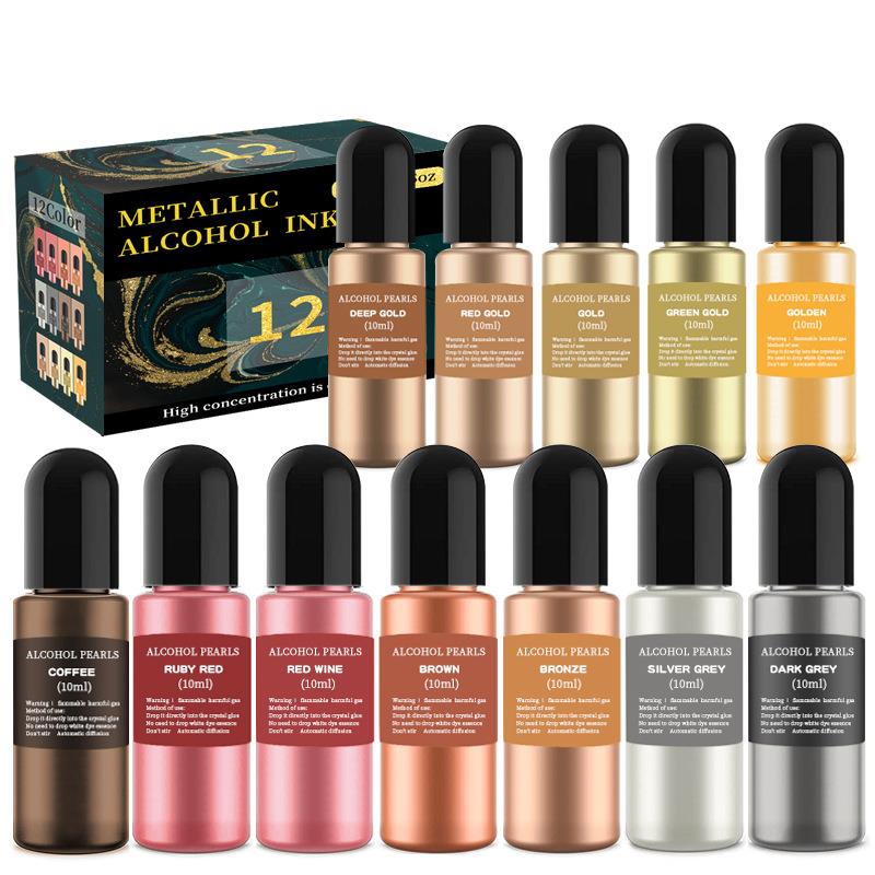 1 ensemble de Kit de pigments  - Resin Pigment Alcohol Ink avis et prix