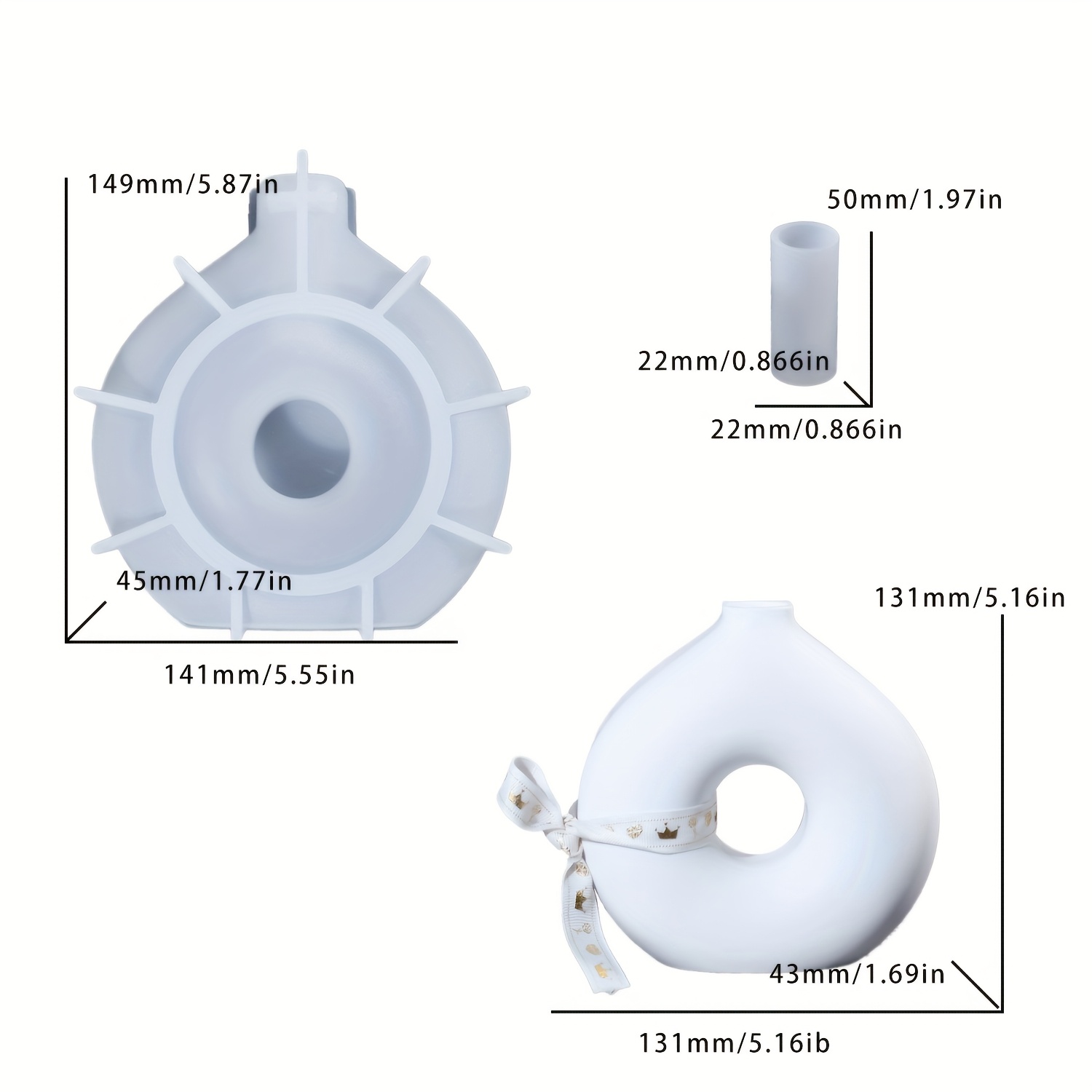 1 bricolage Vase rond Silicone - Resin Art Epoxy avis et prix