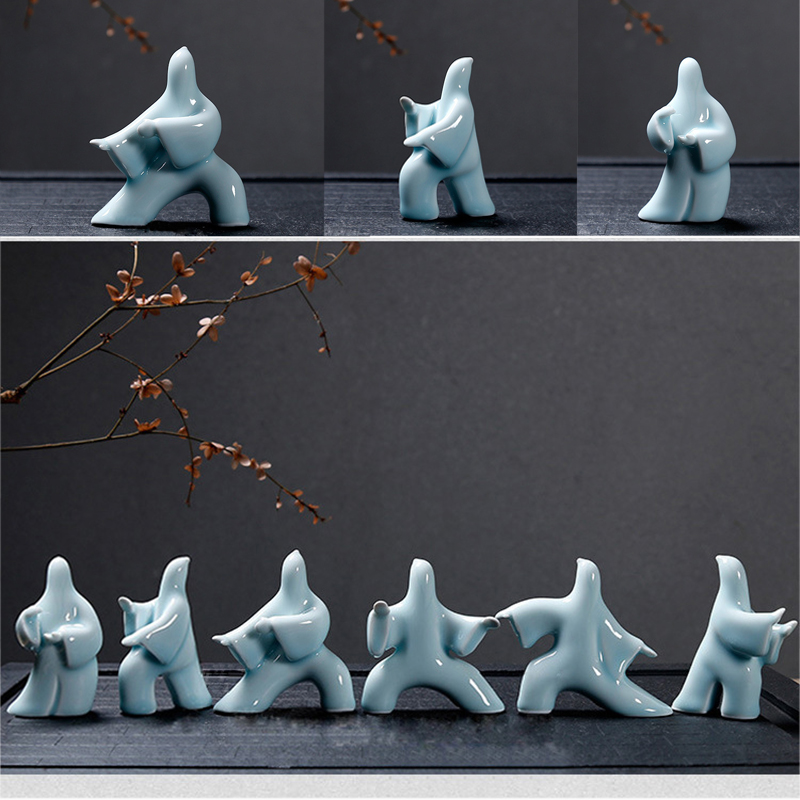 Figurines Kungfu en céramique, - Resin Art Studio avis et prix