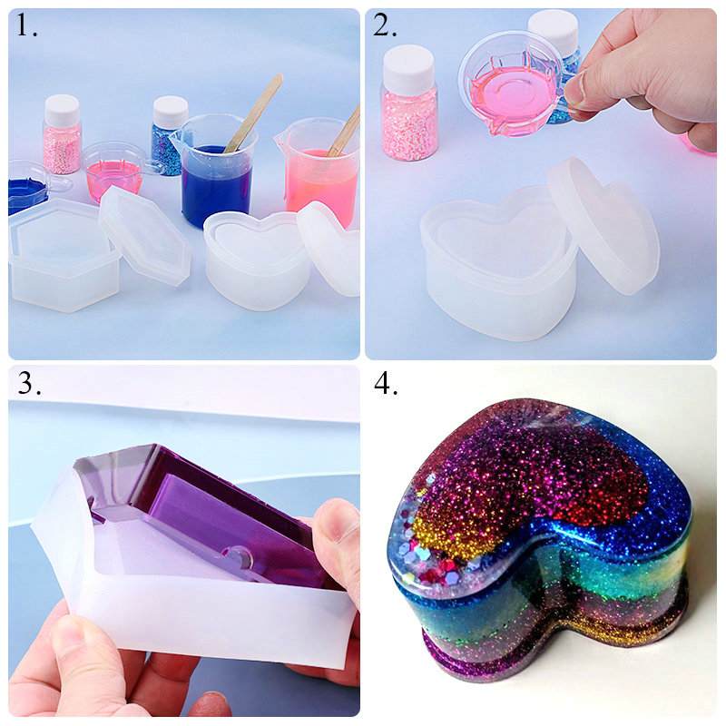 Kit de Moules en Résine de Sil - Resin Art Earrings Kit avis et prix
