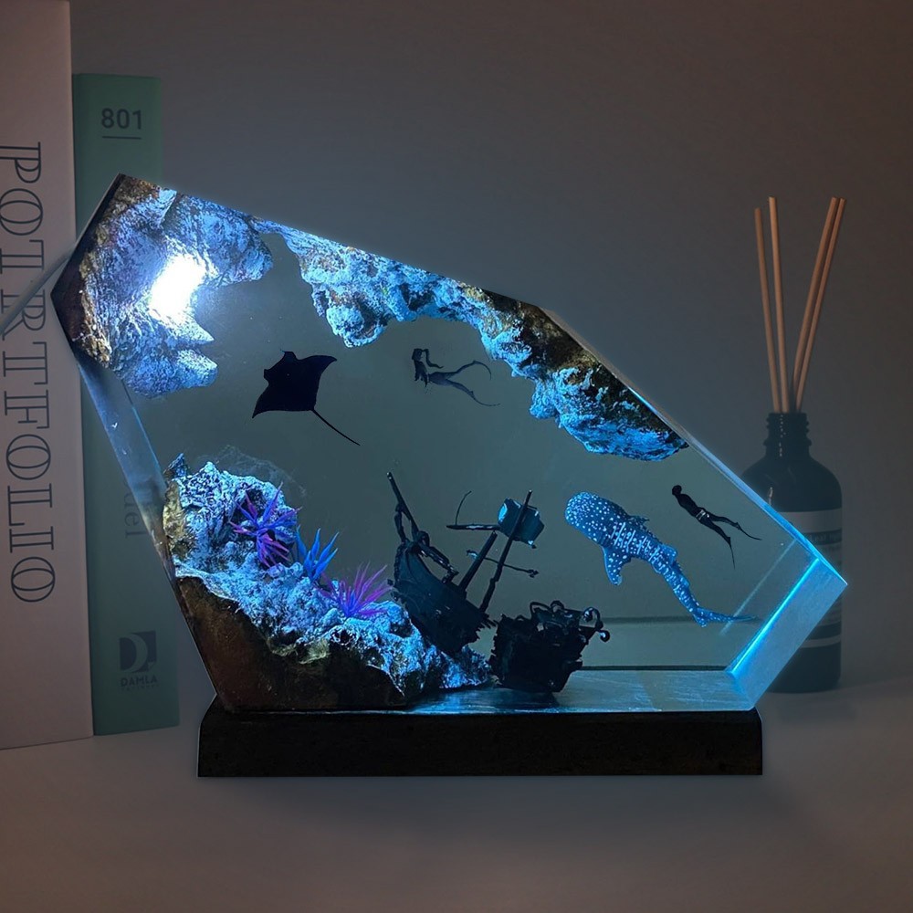 Résine Marine bois Art lumines - Resin Art Design For Wedding avis et prix