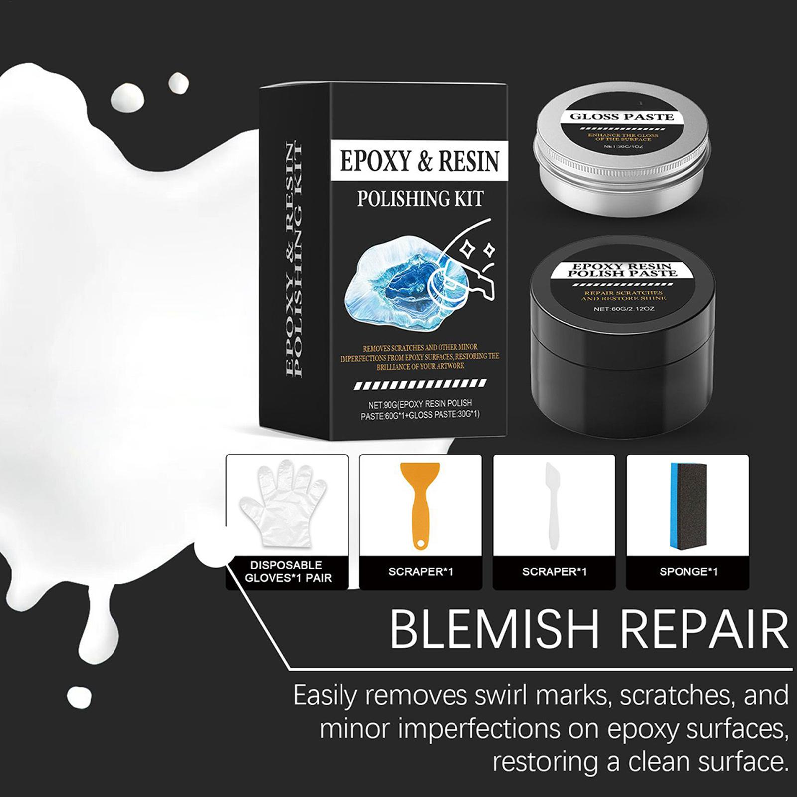 Kit de polissage pour résine é - Resin Art Kit avis et prix