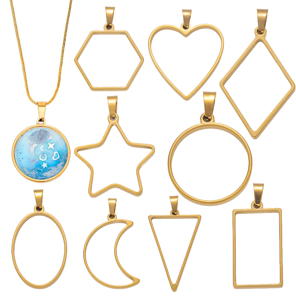 Moules en résine à dos ouvert  - Bezels Pendant Resin avis et prix