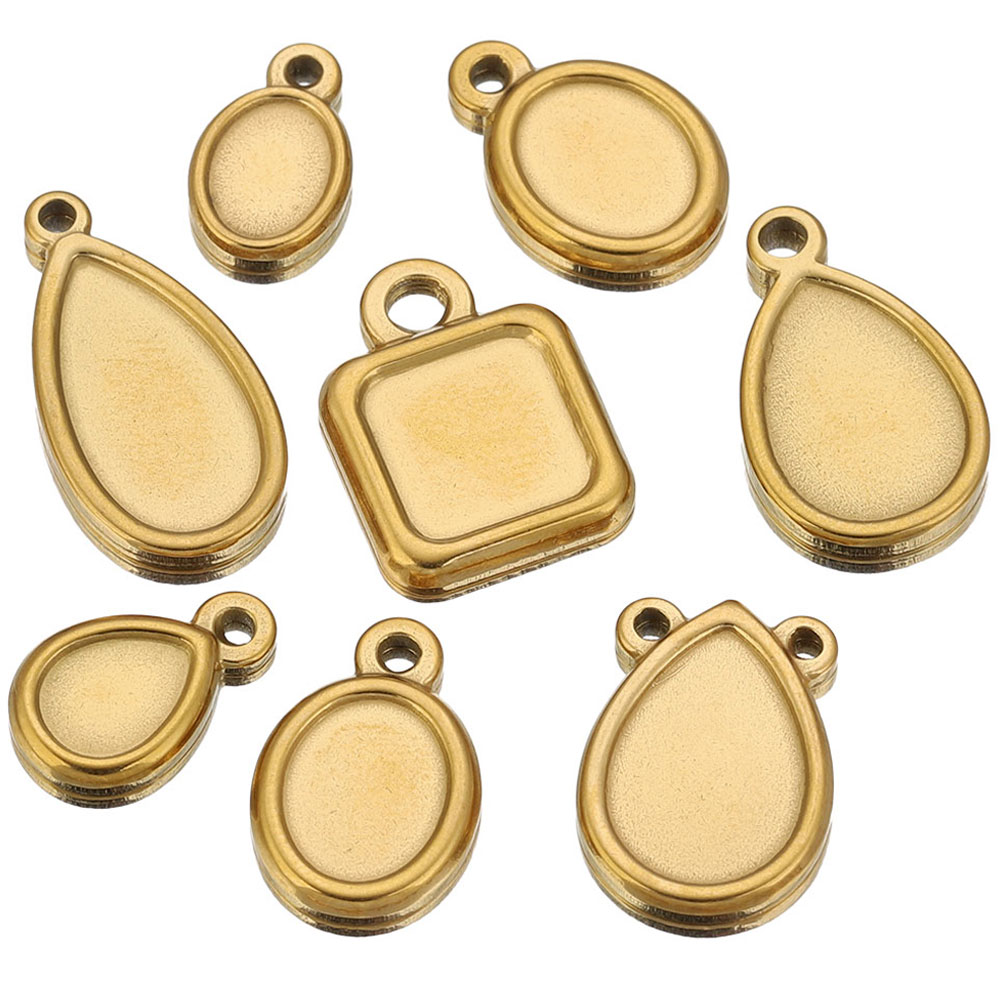 5 pièces de supports de penden - Bezels Pendant Resin avis et prix