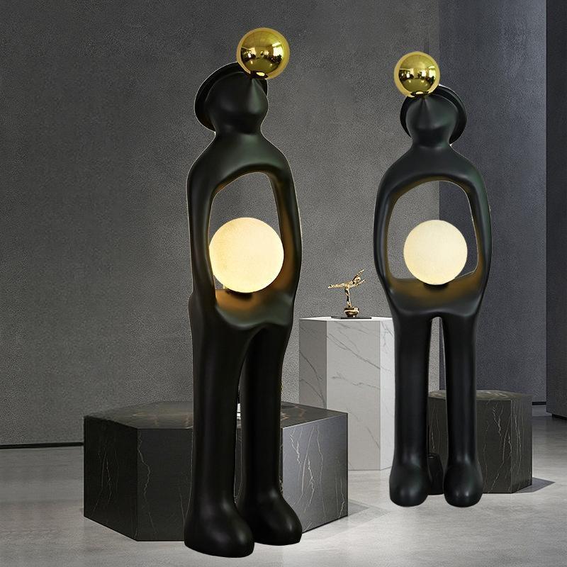 Lampadaire en résine sculptée  - Resin Art Floor Design avis et prix