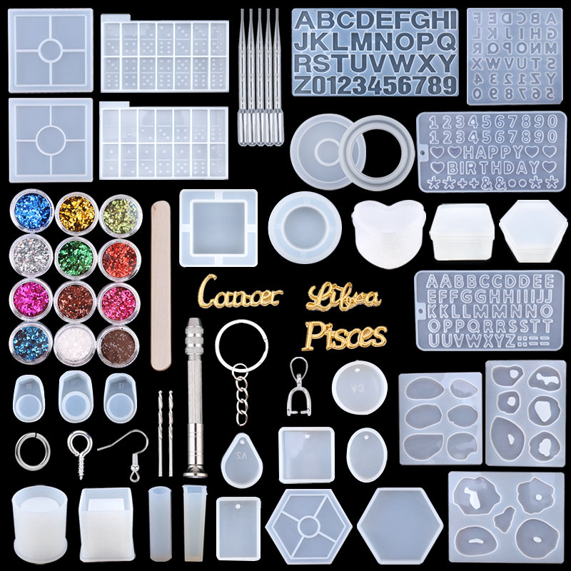 Kit de Moules en Résine de Sil - Resin Art Earrings Kit avis et prix