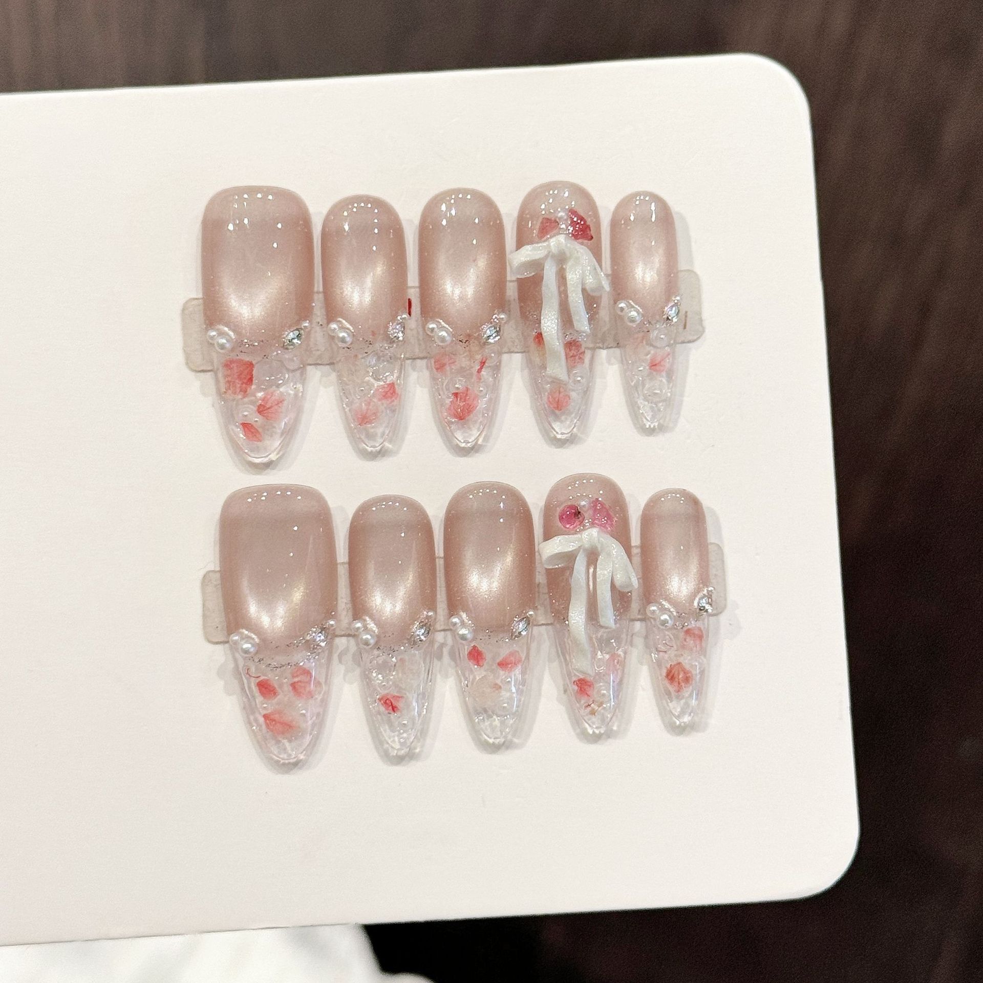 10 faux ongles ovales longs pr - Resin Art Use avis et prix