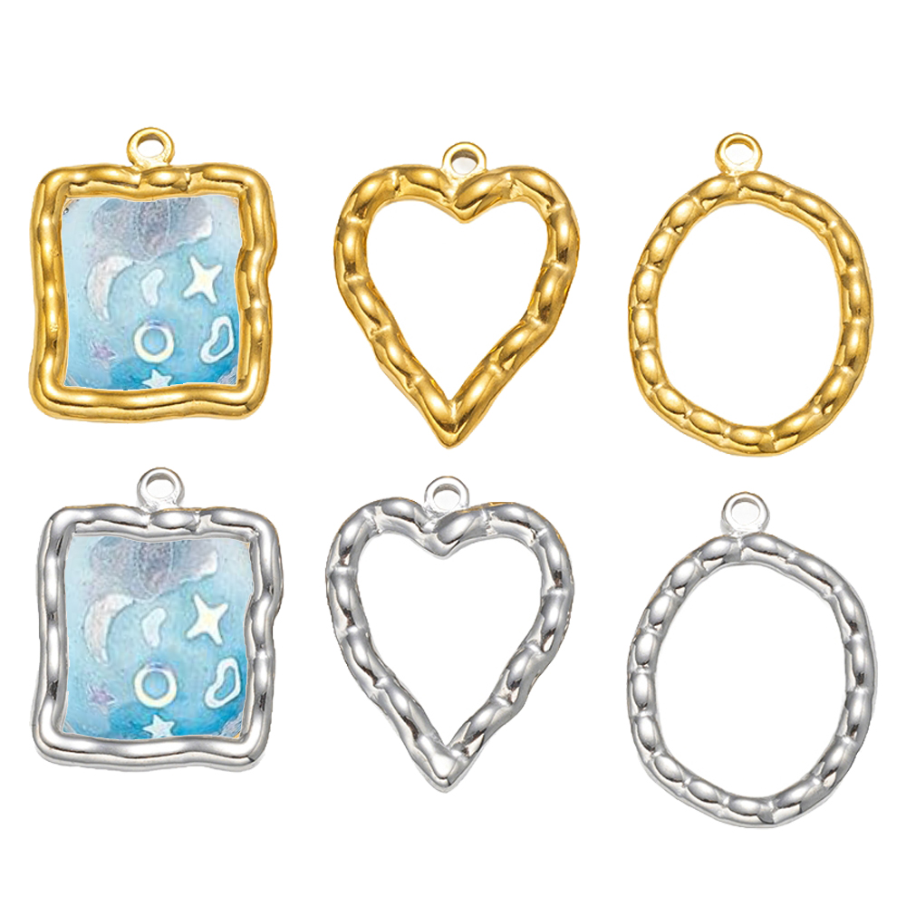 5 pièces de pendentifs de bijo - Bezels Pendant Resin avis et prix