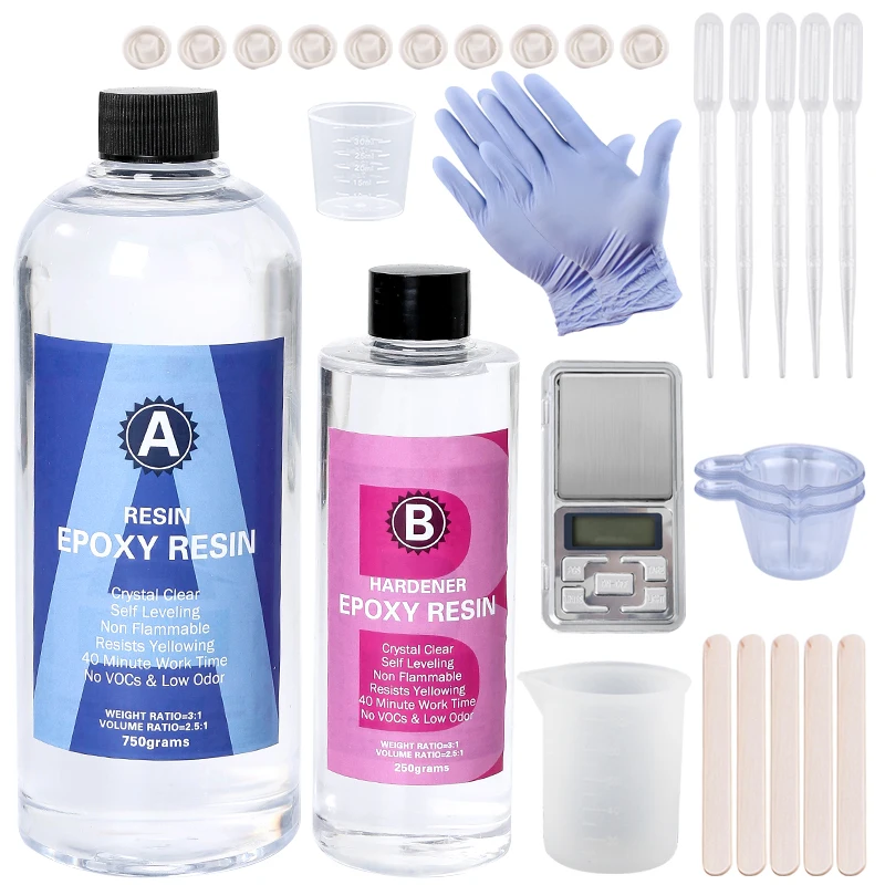 Kit de résine époxy transparen - Resin Art Use avis et prix