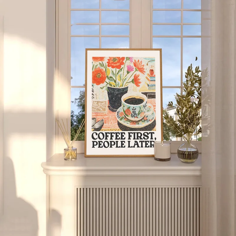 Affiche Murale Rétro Fleur de  - Resin Art Gallery avis et prix