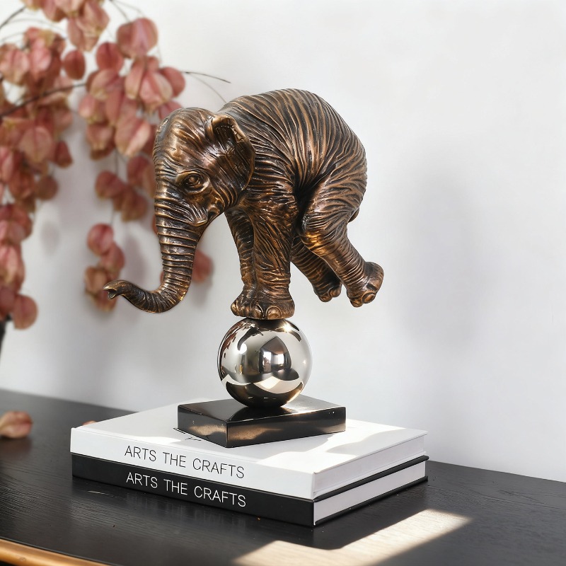 Statue d'éléphant graffiti col - Resin Art Gift For Anniversary avis et prix