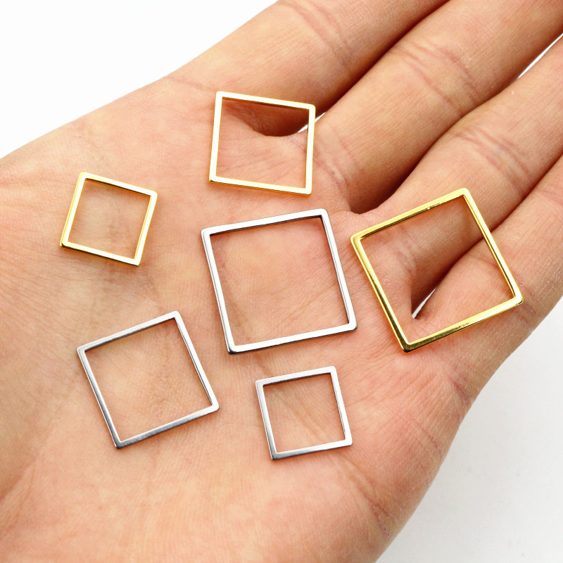 20pcs 3 Taille Carré Charme Or - Bezels Pendant Resin avis et prix