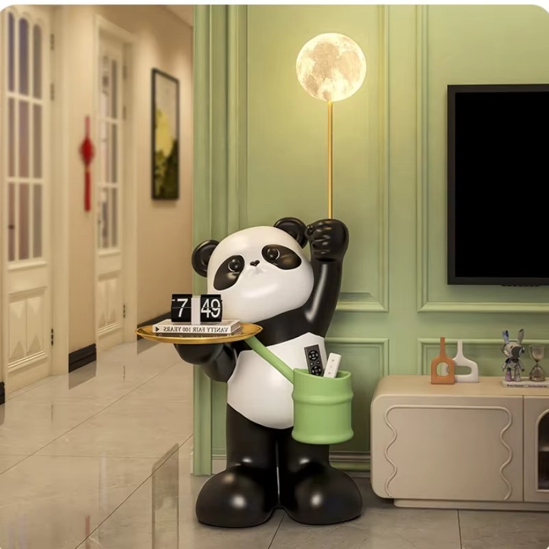 Grande Sculpture de Panda en r - Resin Art Floor Design avis et prix