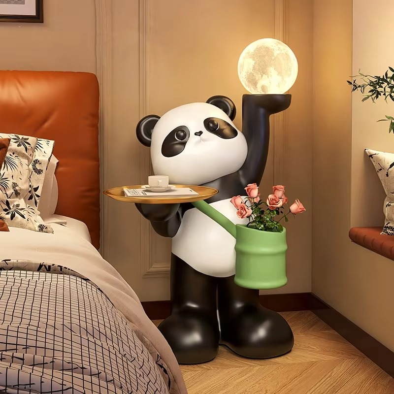 Grande Sculpture de Panda en r - Resin Art Floor Design avis et prix