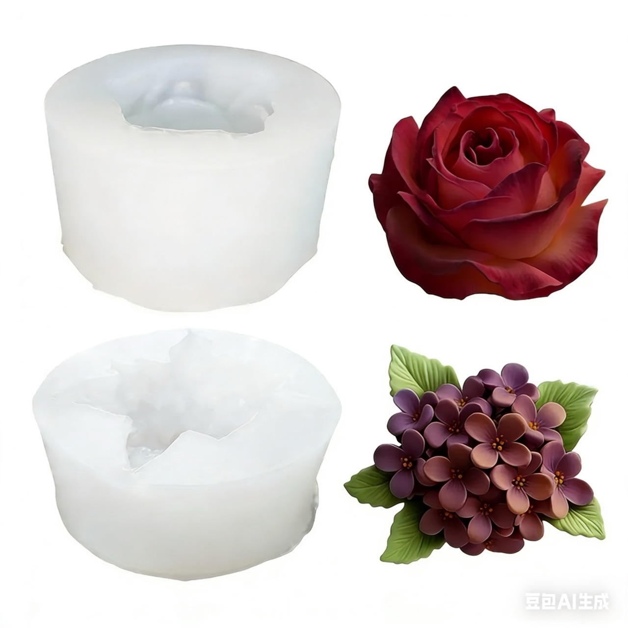 2 morceaux de moules en silico - Resin Art For Wedding Gift avis et prix