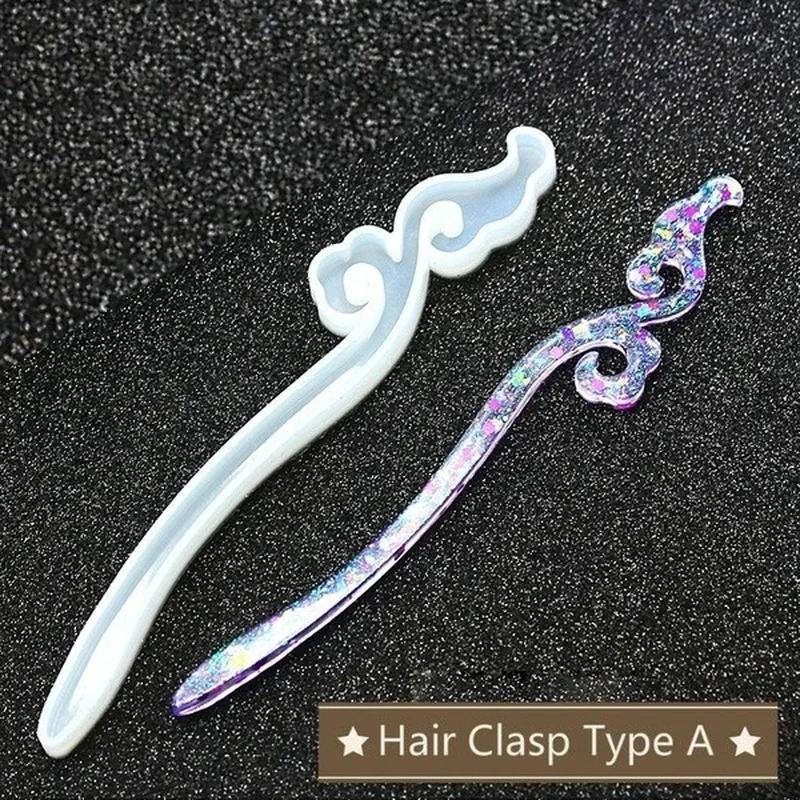 Épingle à cheveux transparente - Resin Art Handmade avis et prix