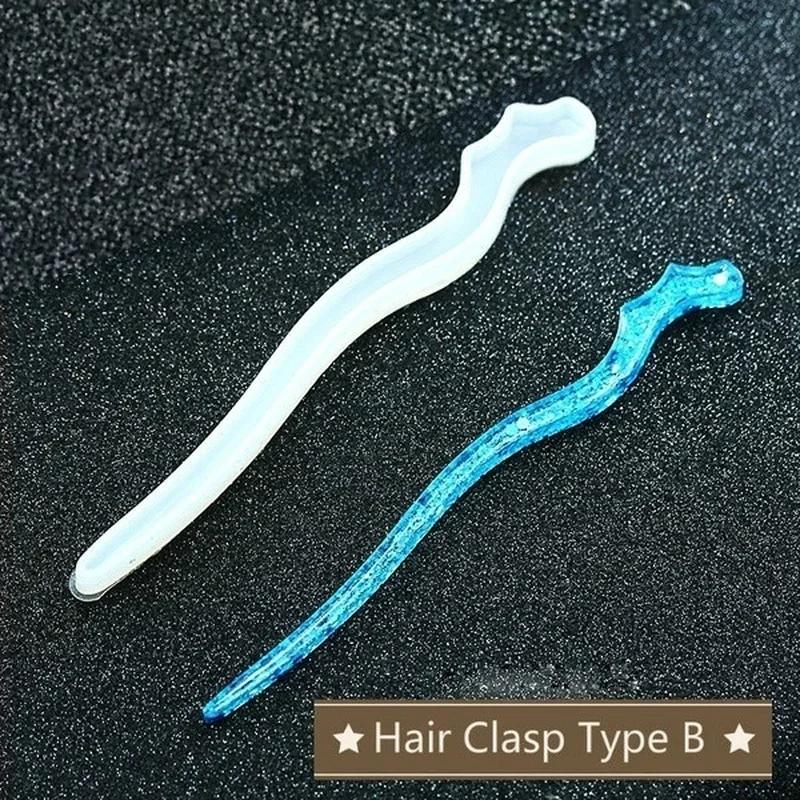 Épingle à cheveux transparente - Resin Art Handmade avis et prix
