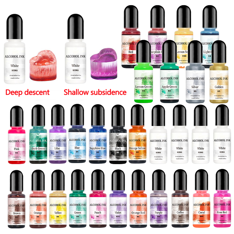 Pigment liquide de diffusion d - Resin Pigment Alcohol Ink avis et prix