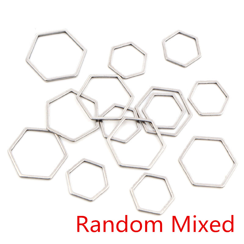 20pcs 3 Taille Polygone Charme - Bezels Pendant Resin avis et prix
