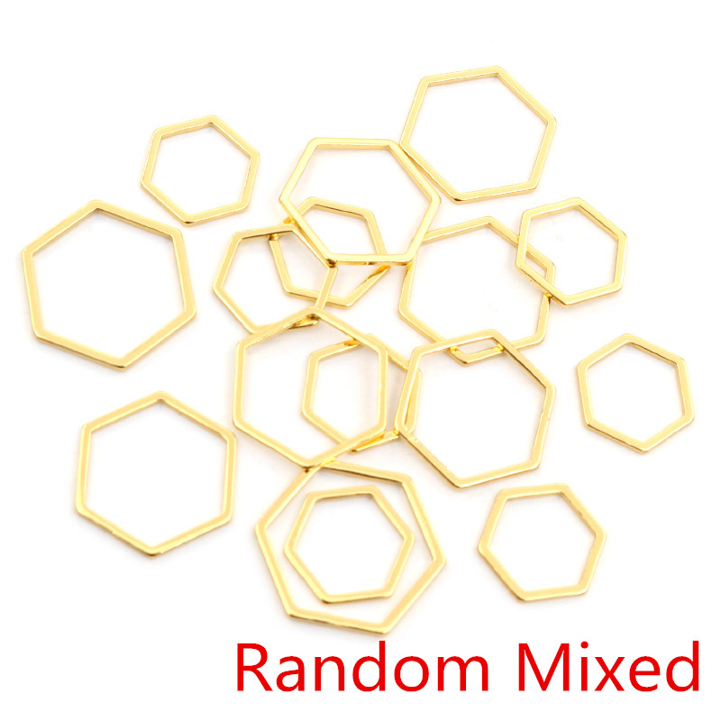 20pcs 3 Taille Polygone Charme - Bezels Pendant Resin avis et prix