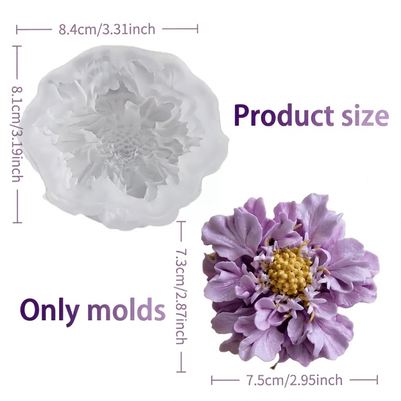 1 moule en silicone pour fleur - Resin Artist avis et prix