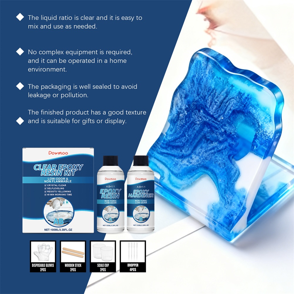 Kit de résine époxy transparen - Resin Art Epoxy avis et prix
