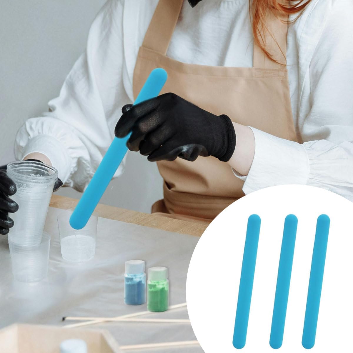 4 bâtonnets mélangeurs en sili - Resin Art Tool Kit avis et prix