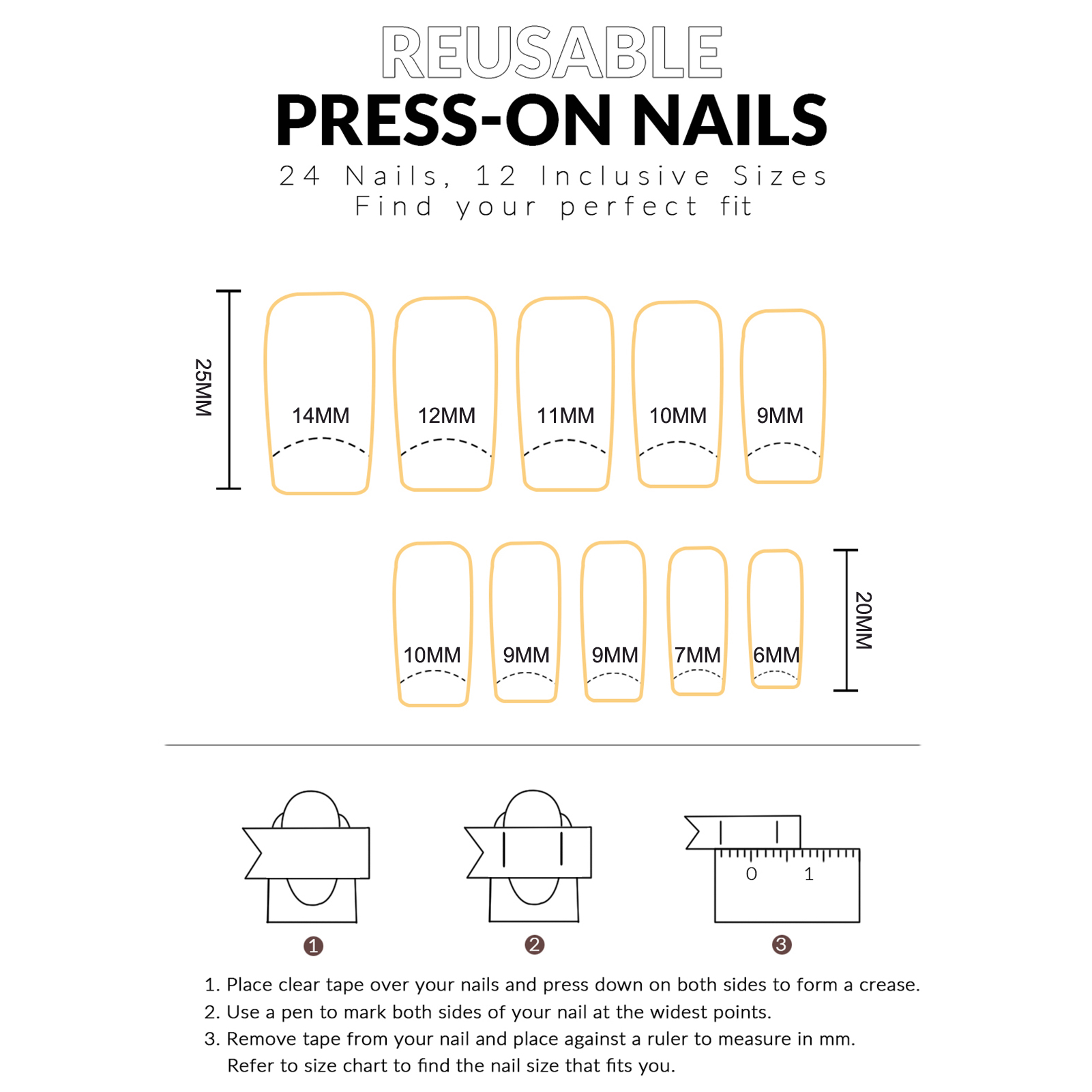 Ongles à coller pour femmes, m - Resin Art Design For Wedding avis et prix