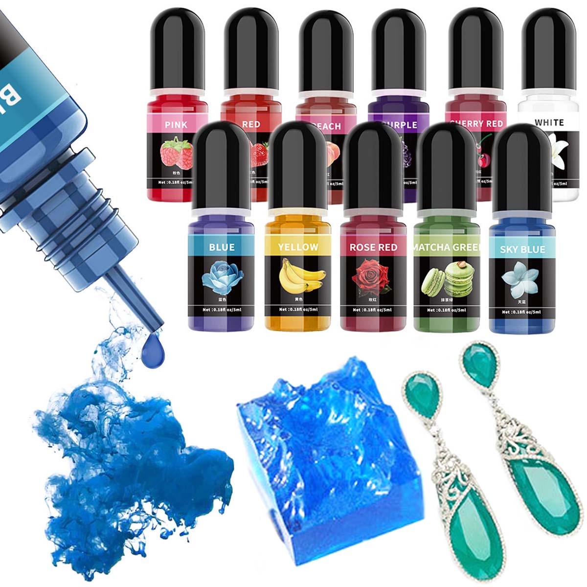5 ml/bouteille résine époxy Pi - Resin Art Epoxy avis et prix