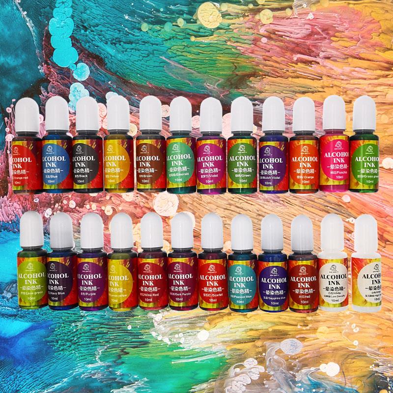 Encre à base d'alcool, 24 coul - Resin Pigment Alcohol Ink avis et prix